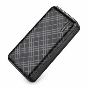 Bonz Patterned Black Power Bank